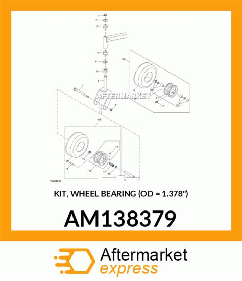 AM138379: Wheel Bearing Kit 